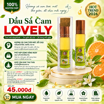 DẦU SẢ CAM BI LĂN LOVELY 