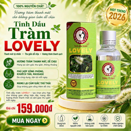 TINH DẦU TR&Agrave;M LOVELY