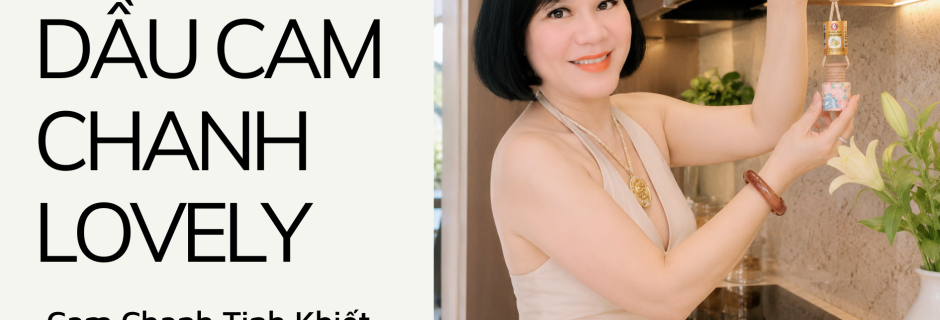 Treo xe dầu cam chanh